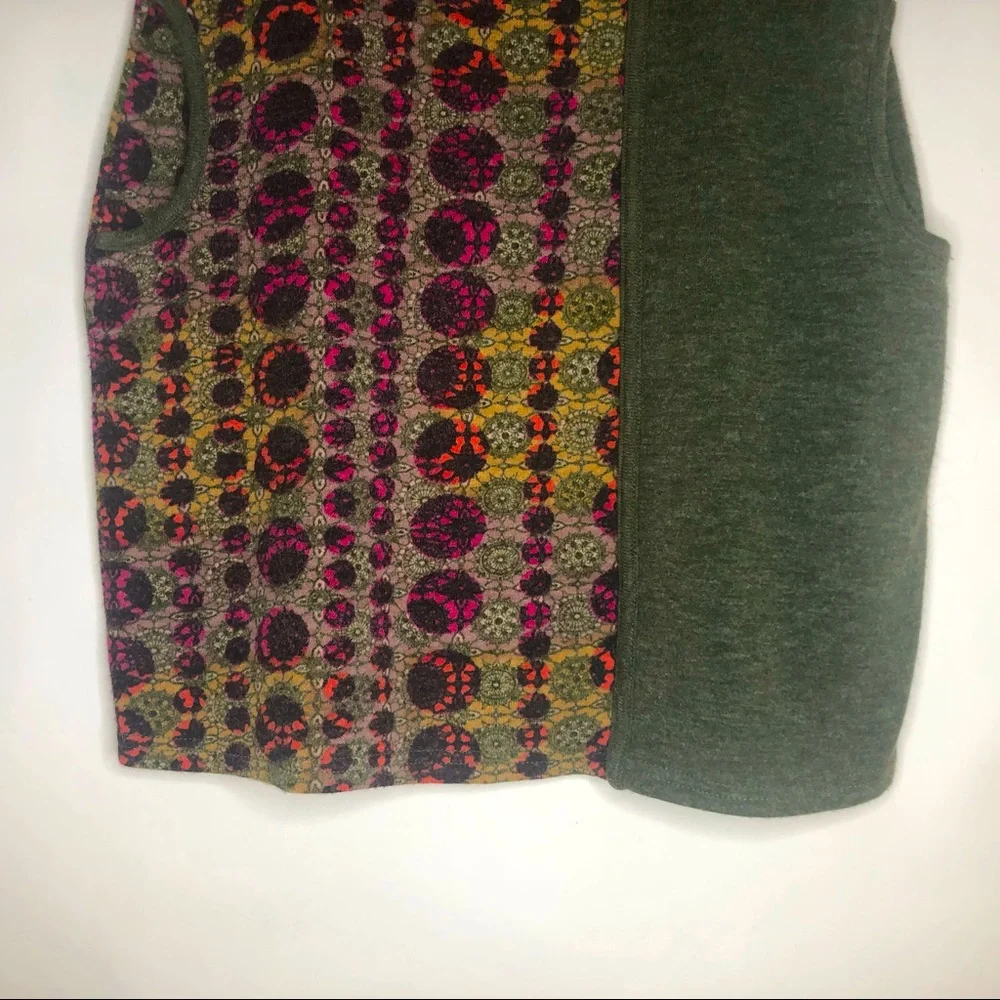 PAPILLON mini shift dress in green, black, pink, and gold S - Picture 3 of 10